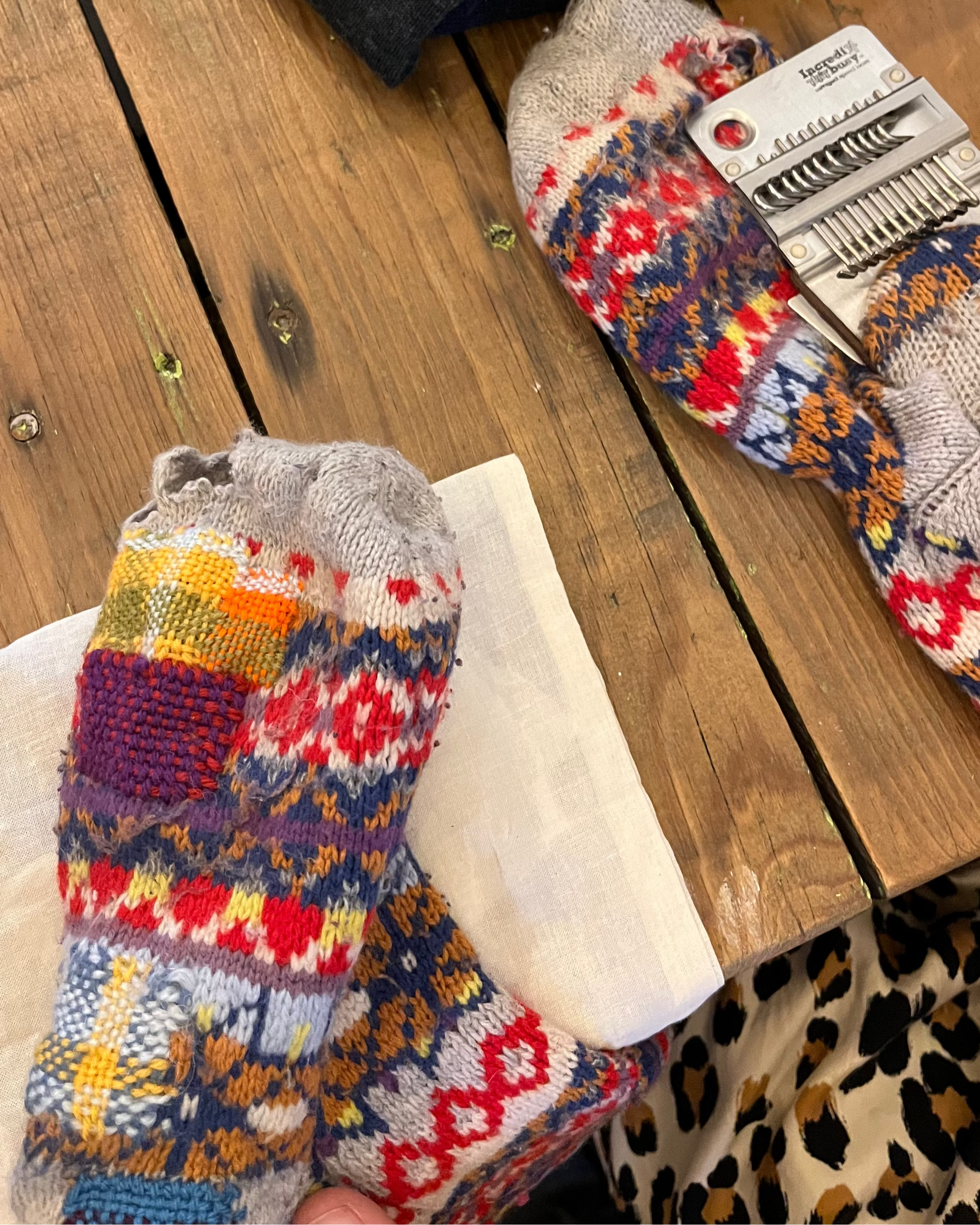 Darned Turkish socks