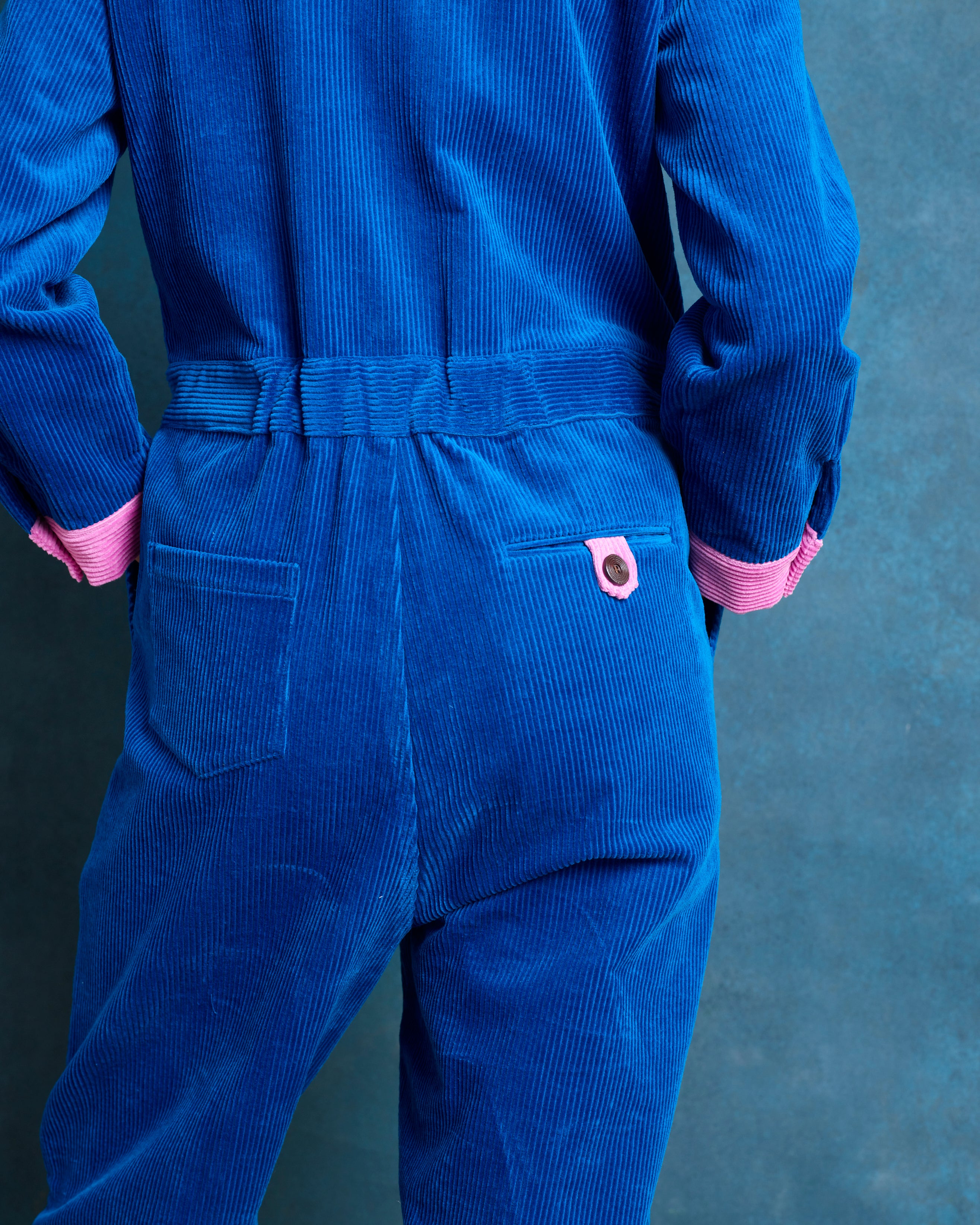 Lowie Cobalt Corduroy Boilersuit