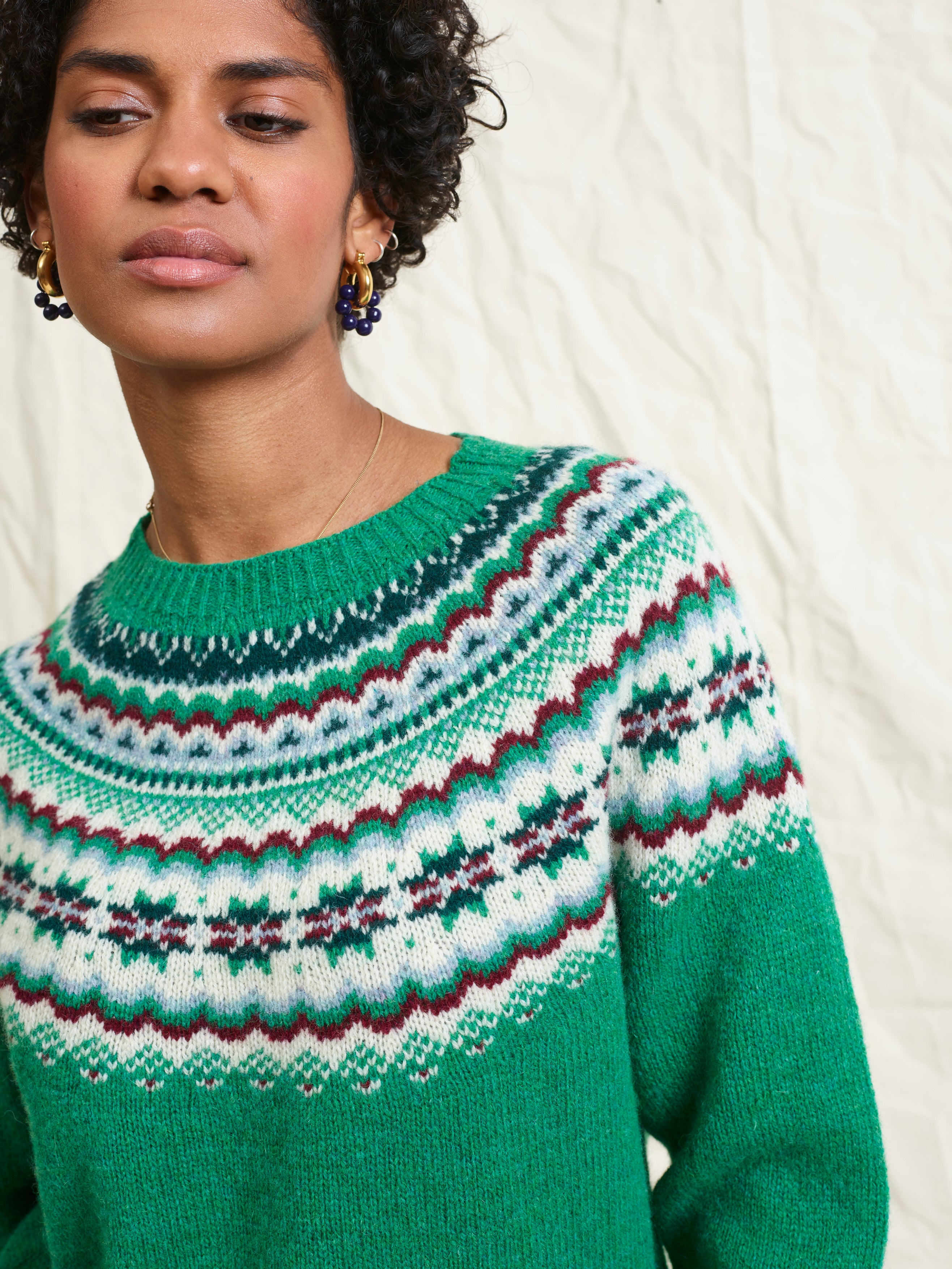 Lowie Green Caerphilly Fairisle Jumper