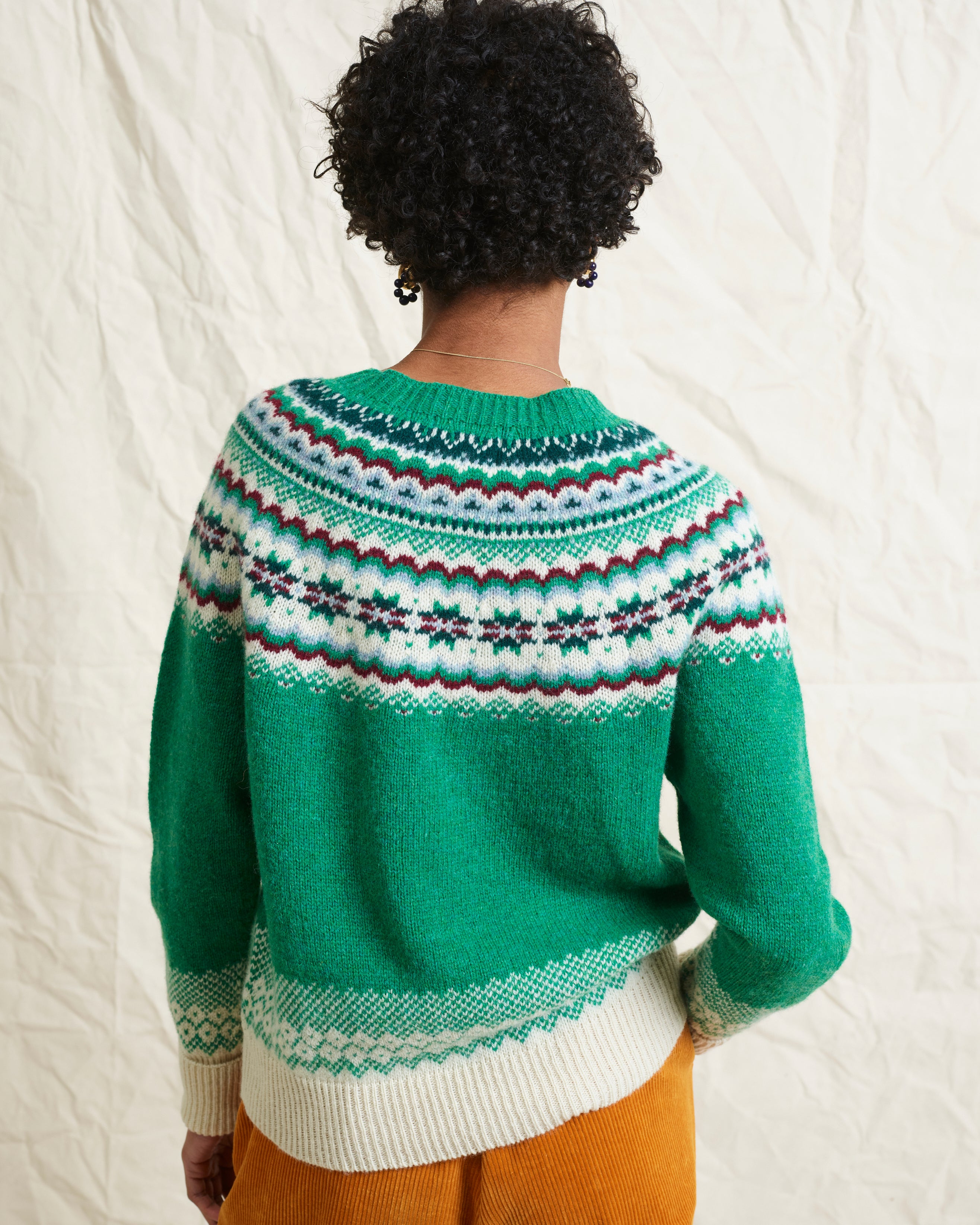 Lowie Green Caerphilly Fairisle Jumper