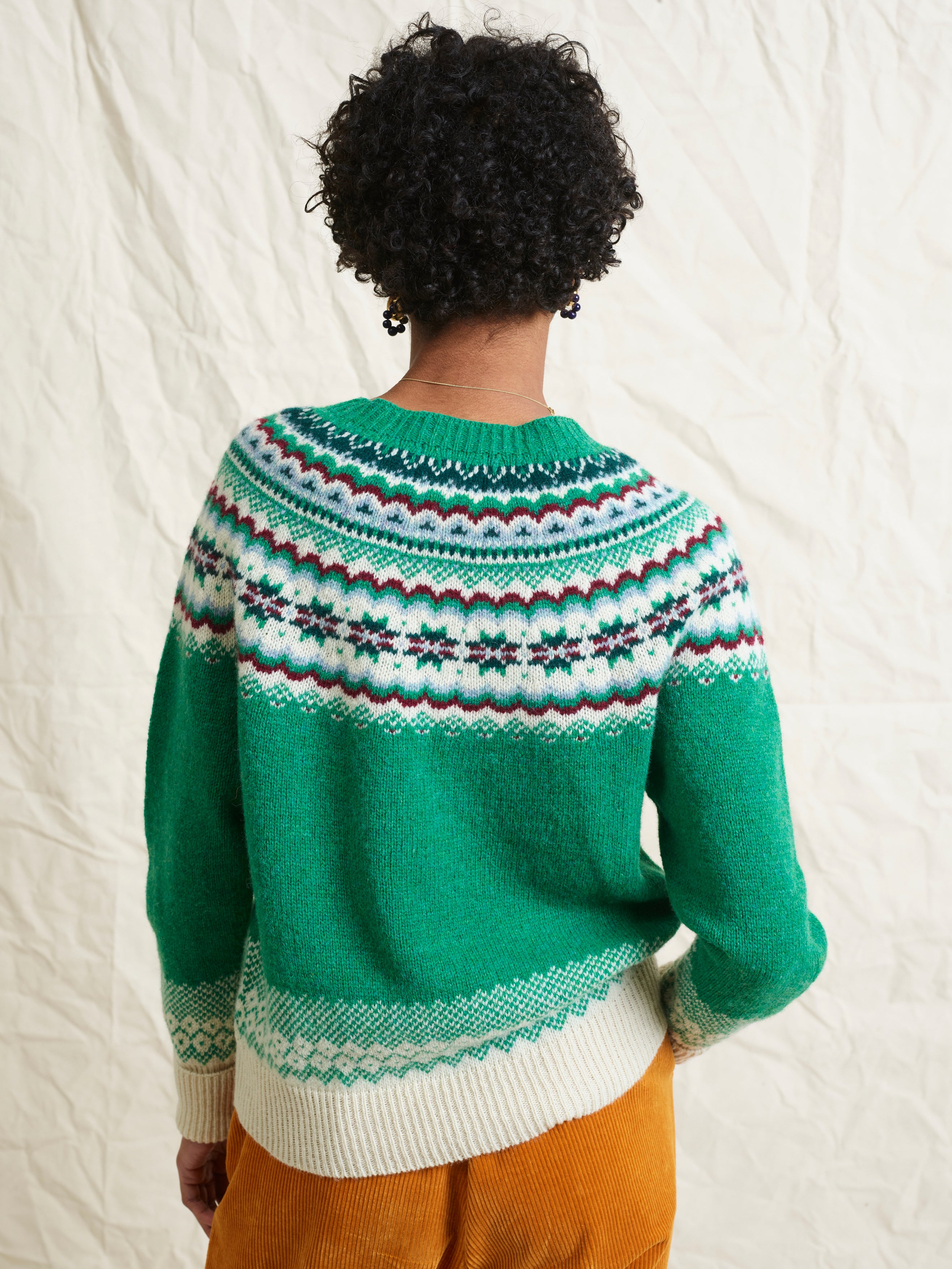 Lowie Green Caerphilly Fairisle Jumper