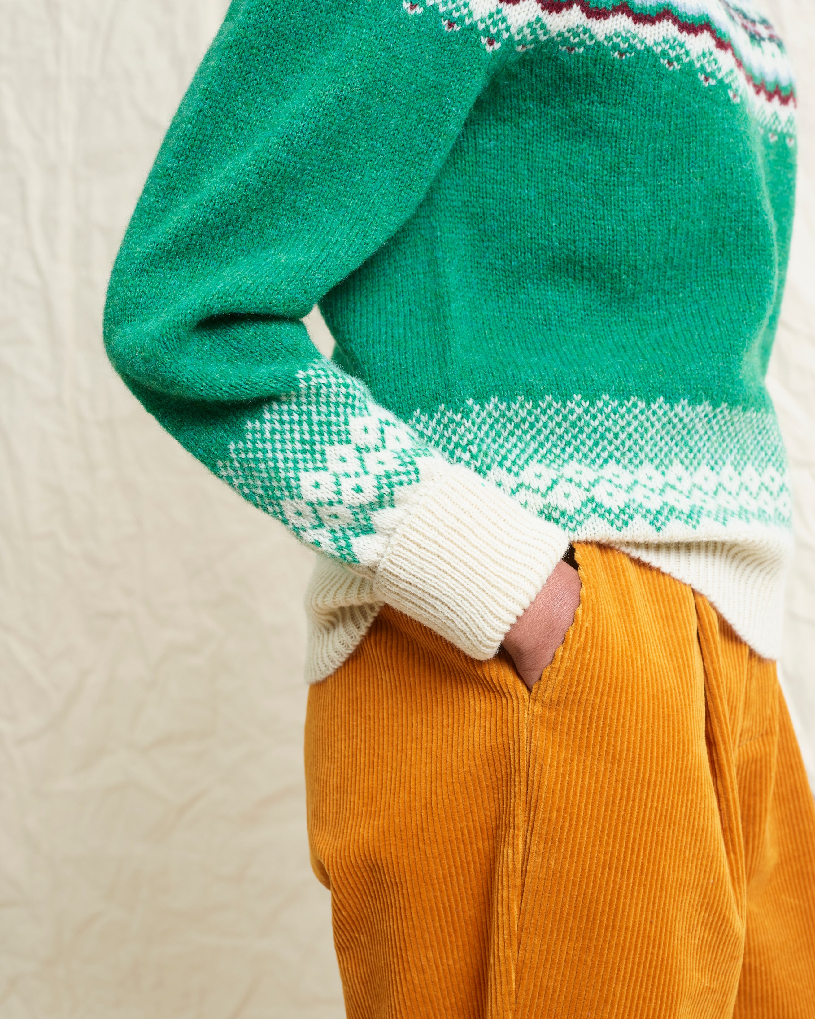 Lowie Green Caerphilly Fairisle Jumper