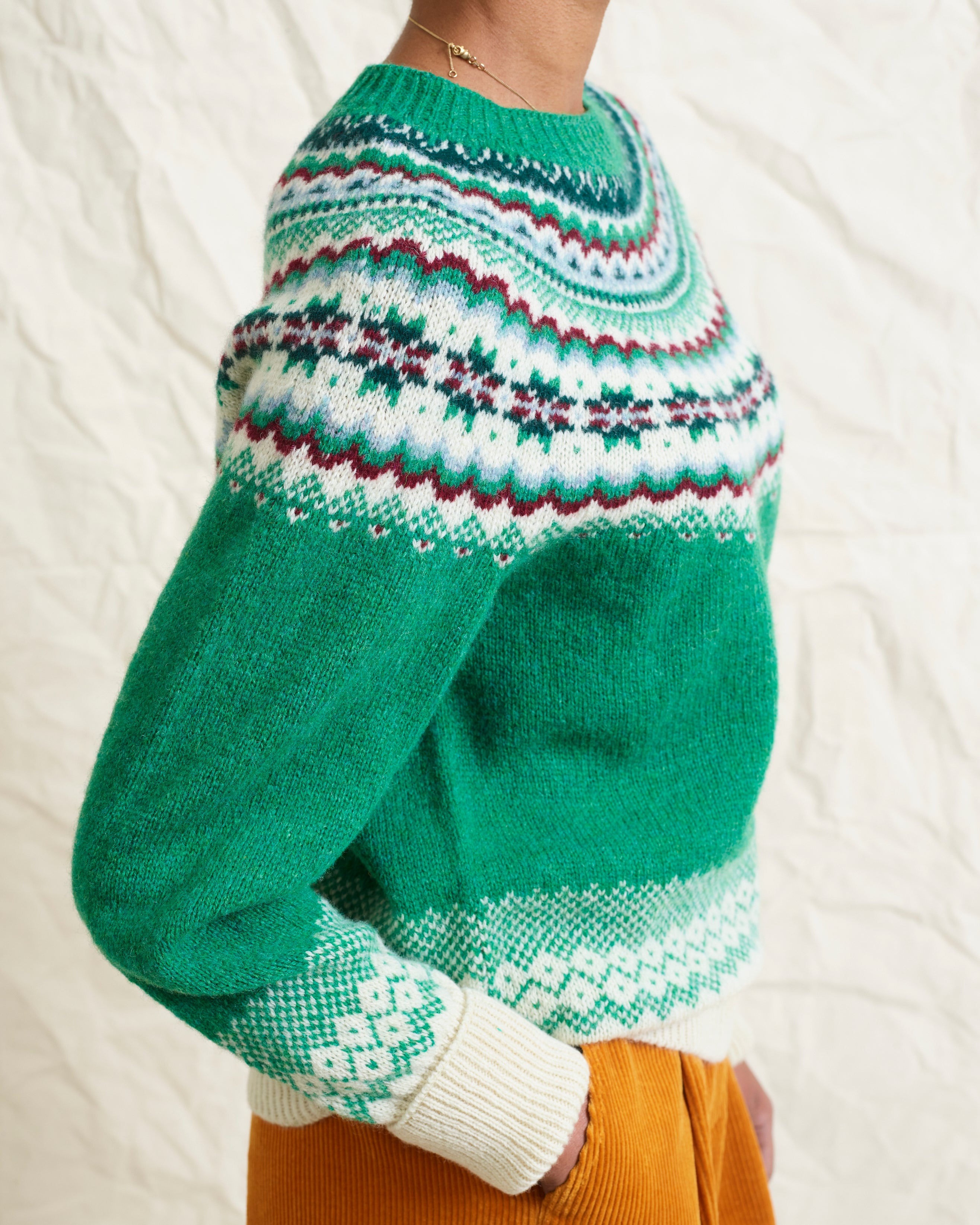 Lowie Green Caerphilly Fairisle Jumper