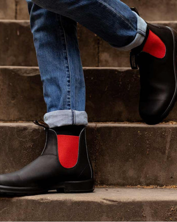 Blundstone 508 Voltan Black & Red Boots