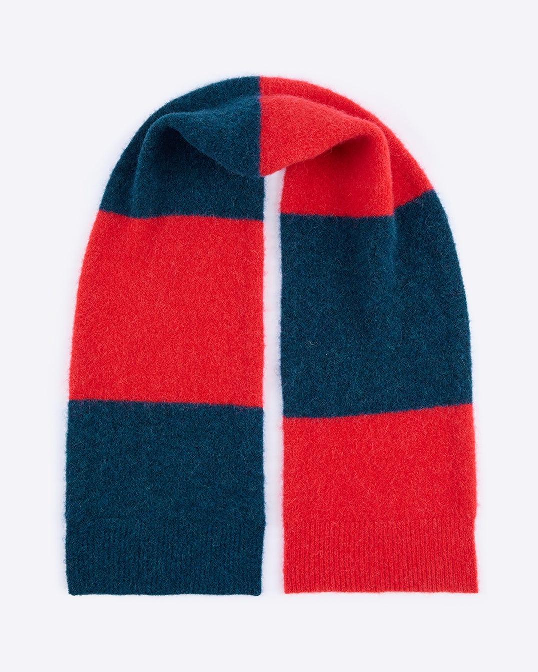 Lowie Red and Blue striped scarf