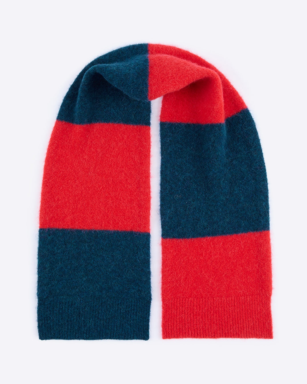 Lowie Red and Blue striped scarf