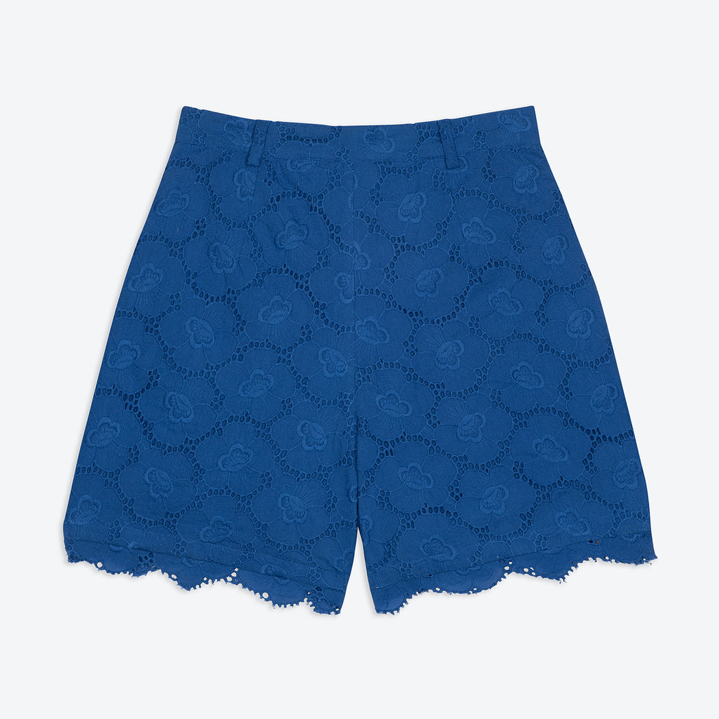 Lowie Cobalt Broderie Shorts