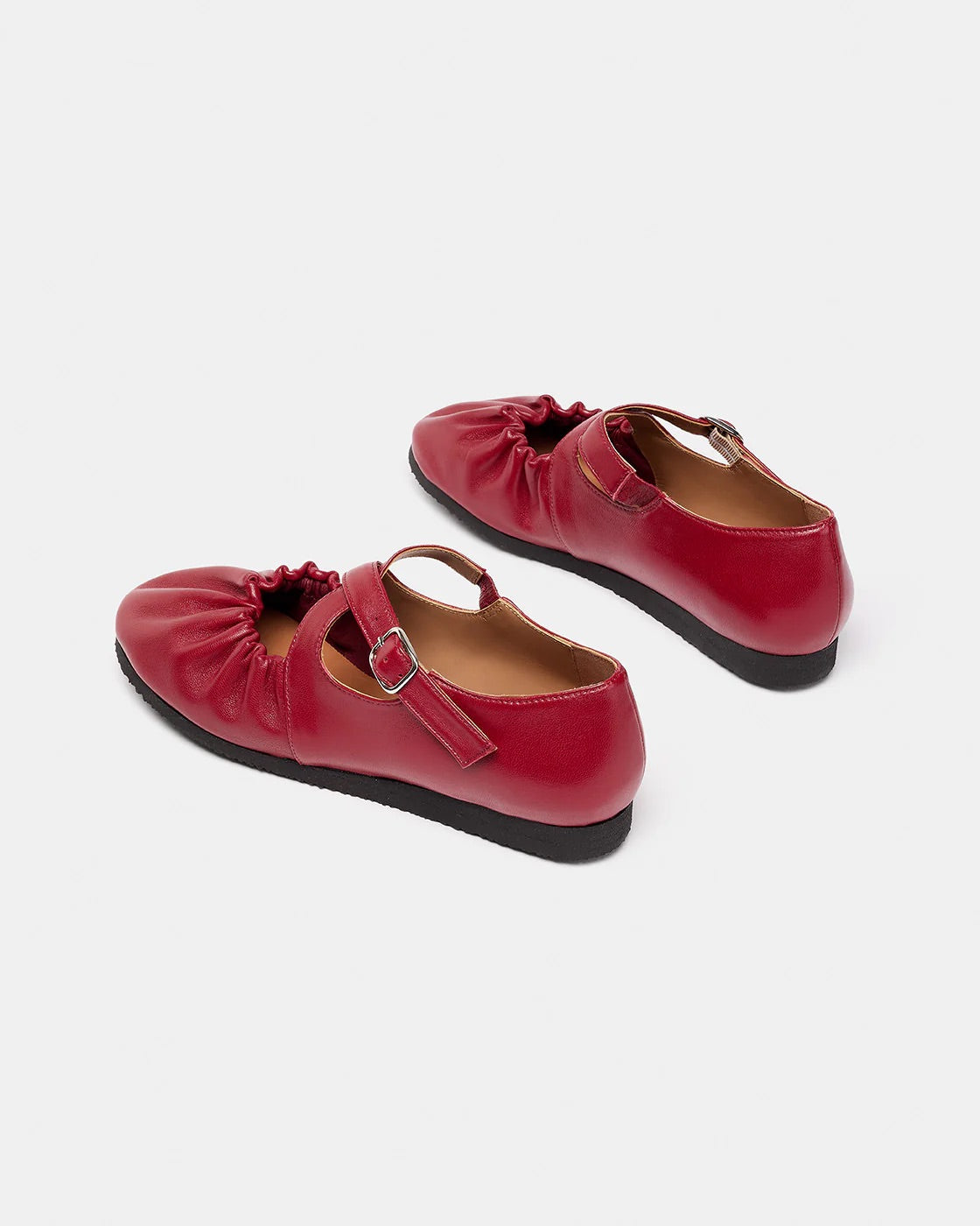 Naguisa Red Cross strap flats