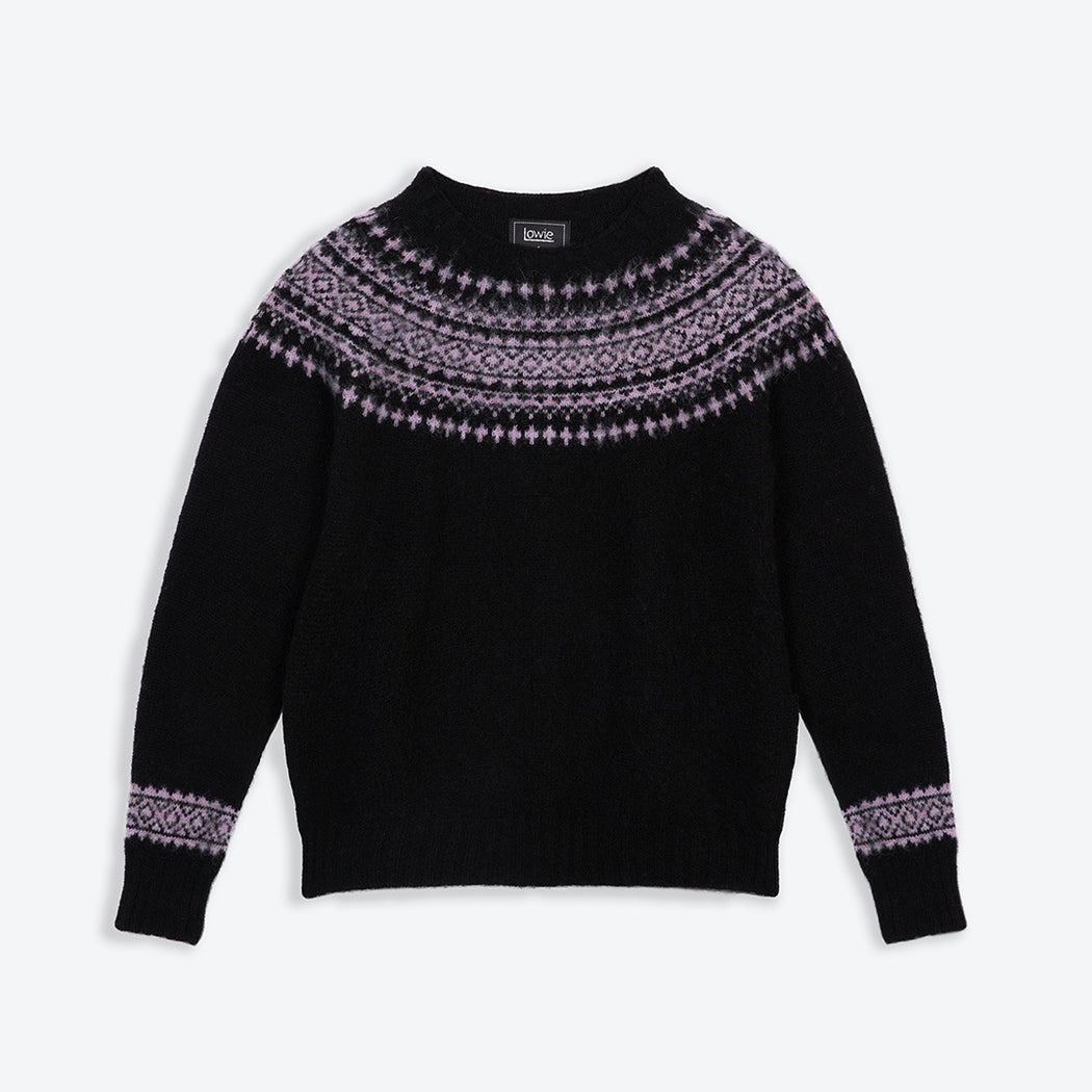 Lowie Black, Lilac Snow Jumper