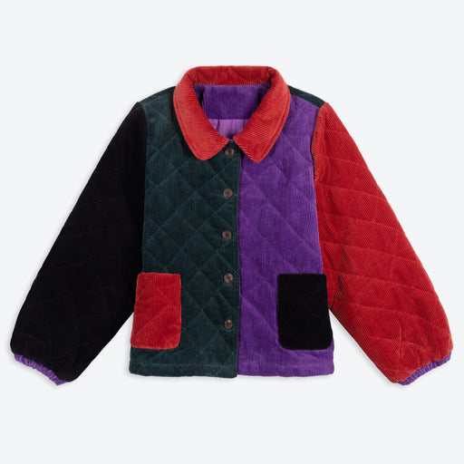 Lowie Corduroy Colourblock Jacket