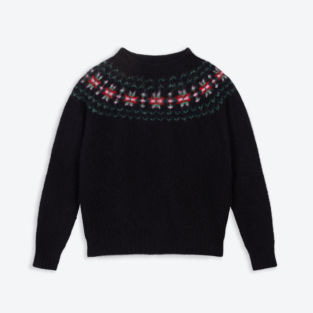 Lowie Fair Isle Yoke Jumper