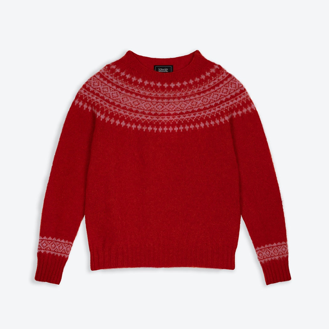 Lowie Red, Pink Snow Jumper