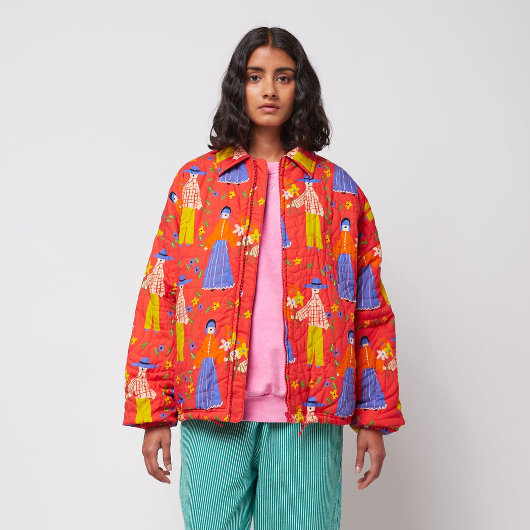 Bobo Choses Couples Quilted Bomber Jacket