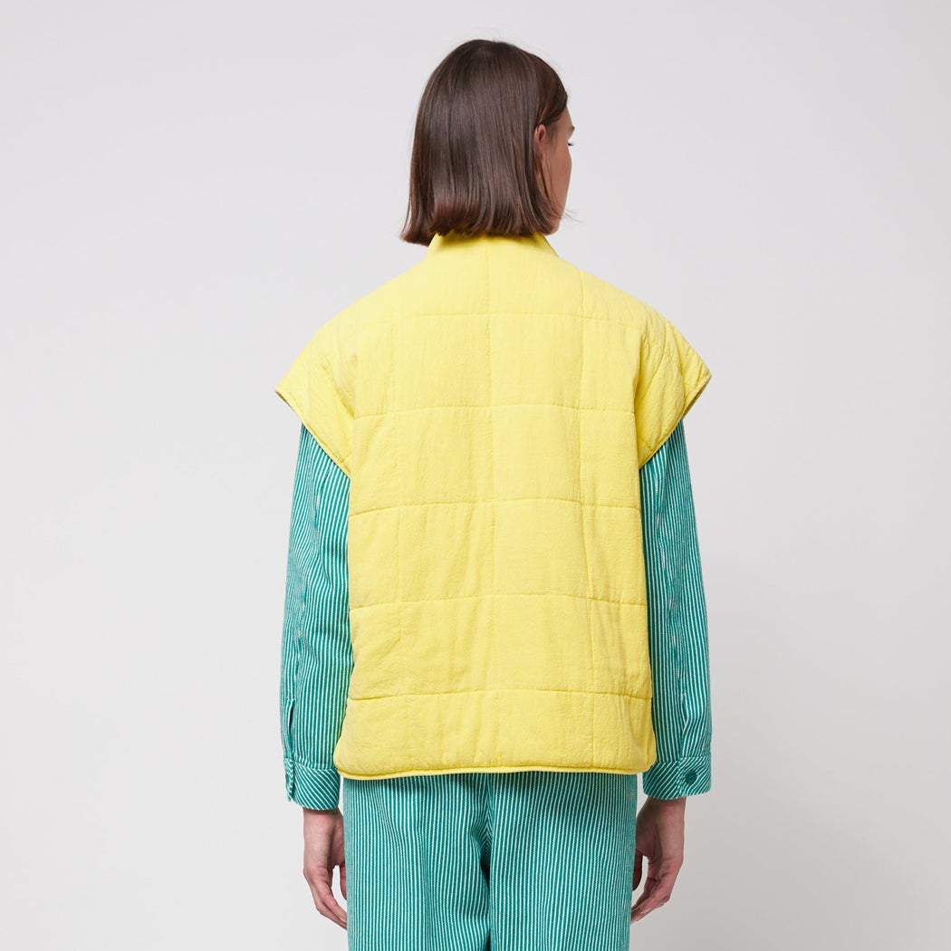 Bobo Choses Yellow Washed Cotton Vest