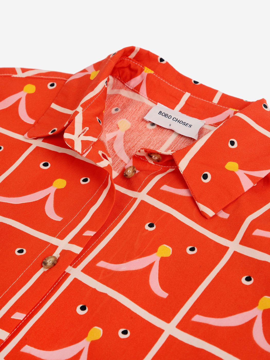 Bobo Choses Abstract Cat Shirt Dress