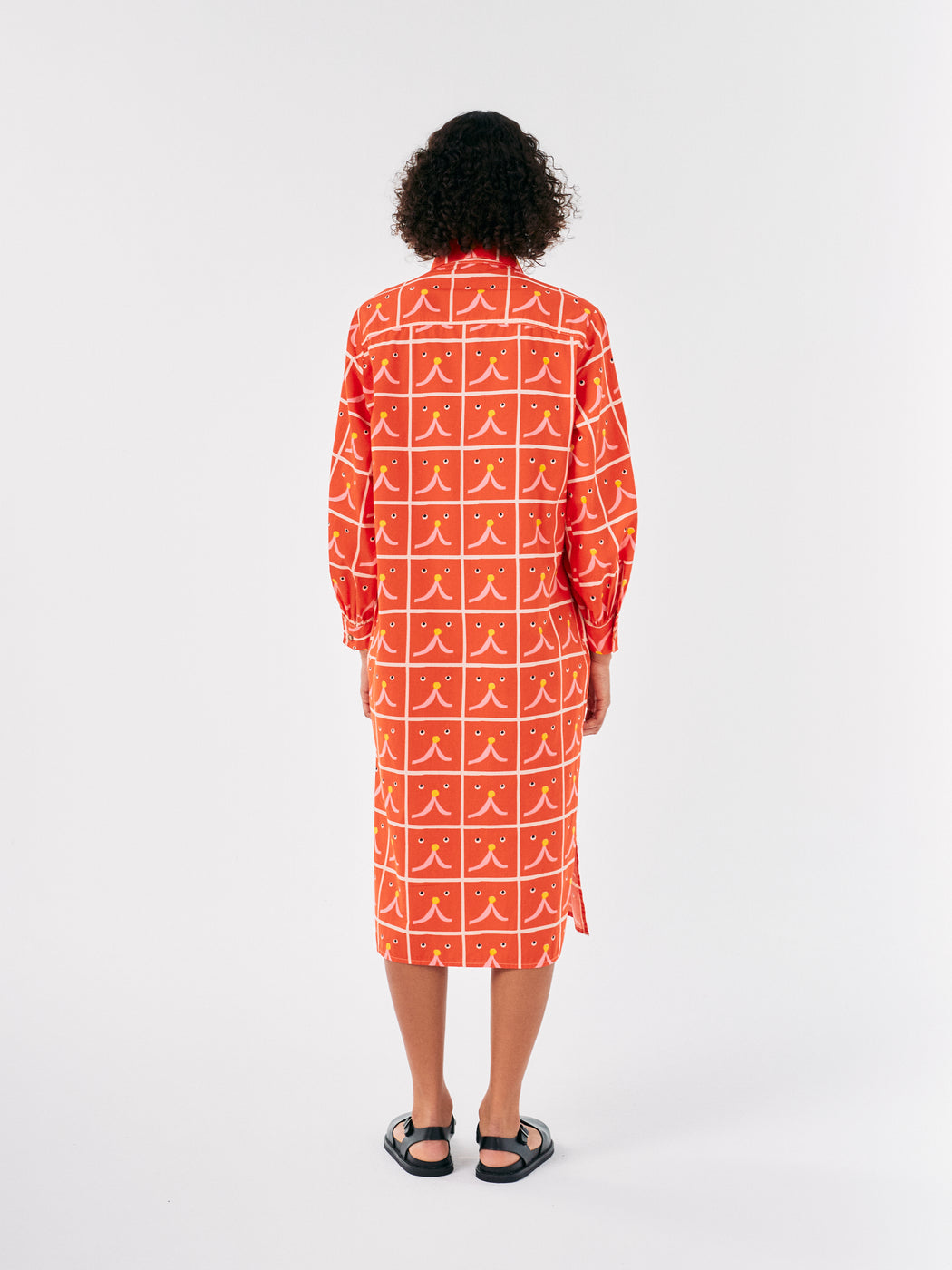 Bobo Choses Abstract Cat Shirt Dress