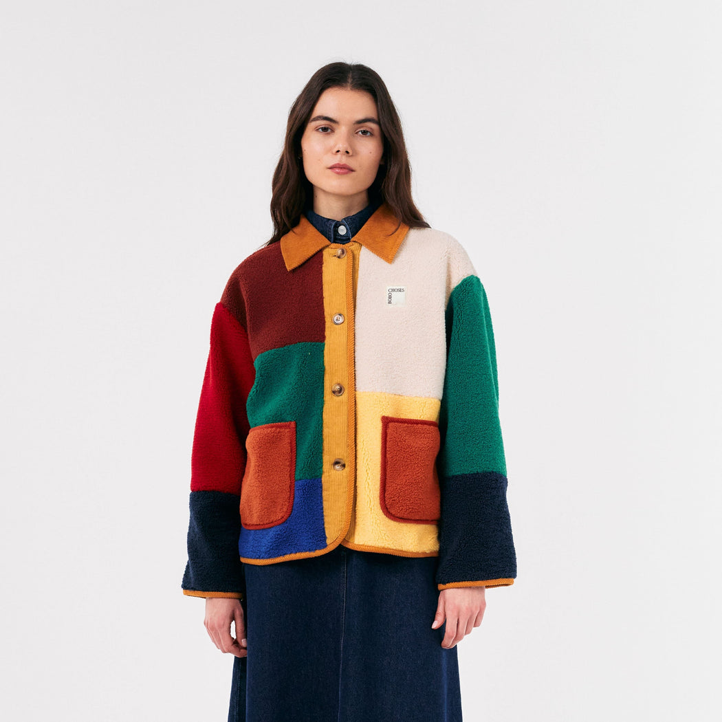 Bobo Choses Colourblock Sherpa Jacket