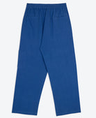 Blue pants on a white background