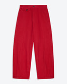 Red pants on a white background