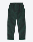 Lowie Green Check Trousers on white background 