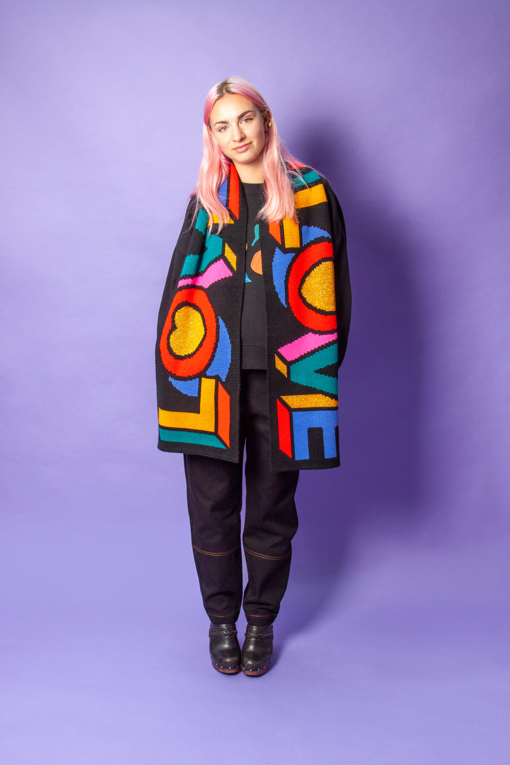 Miss Pompom x Tatty Devine Love Scarf