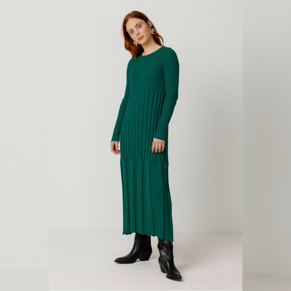 Green Bedia Knit Dress