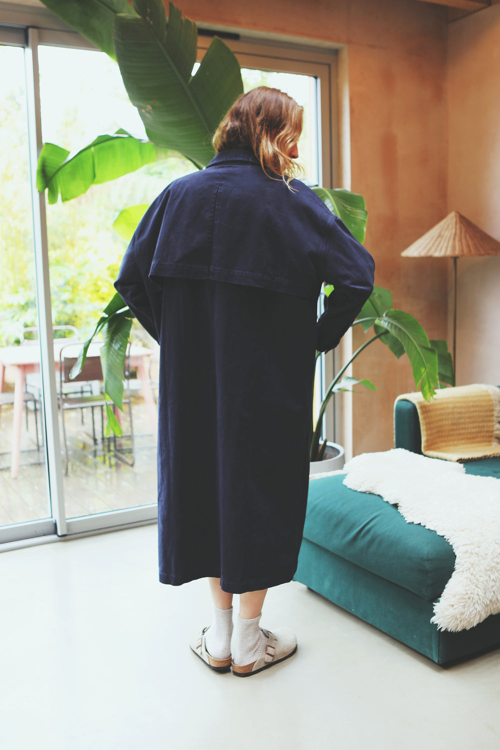 L F Markey Emery Trench Navy