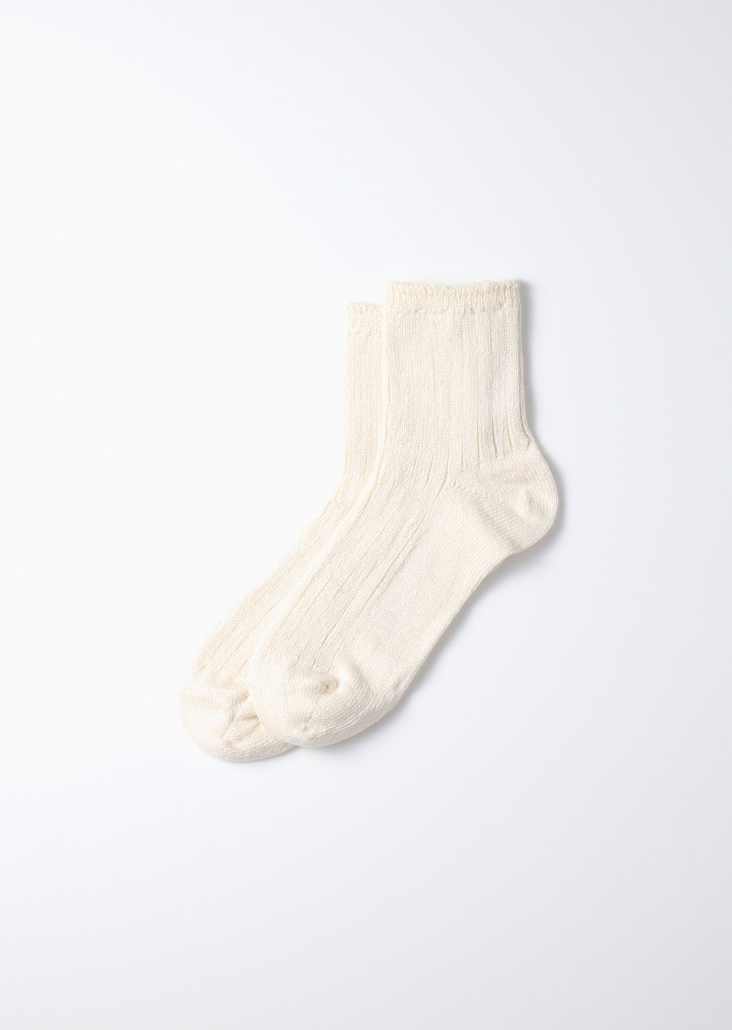 RoToTo Linen Ecru Socks