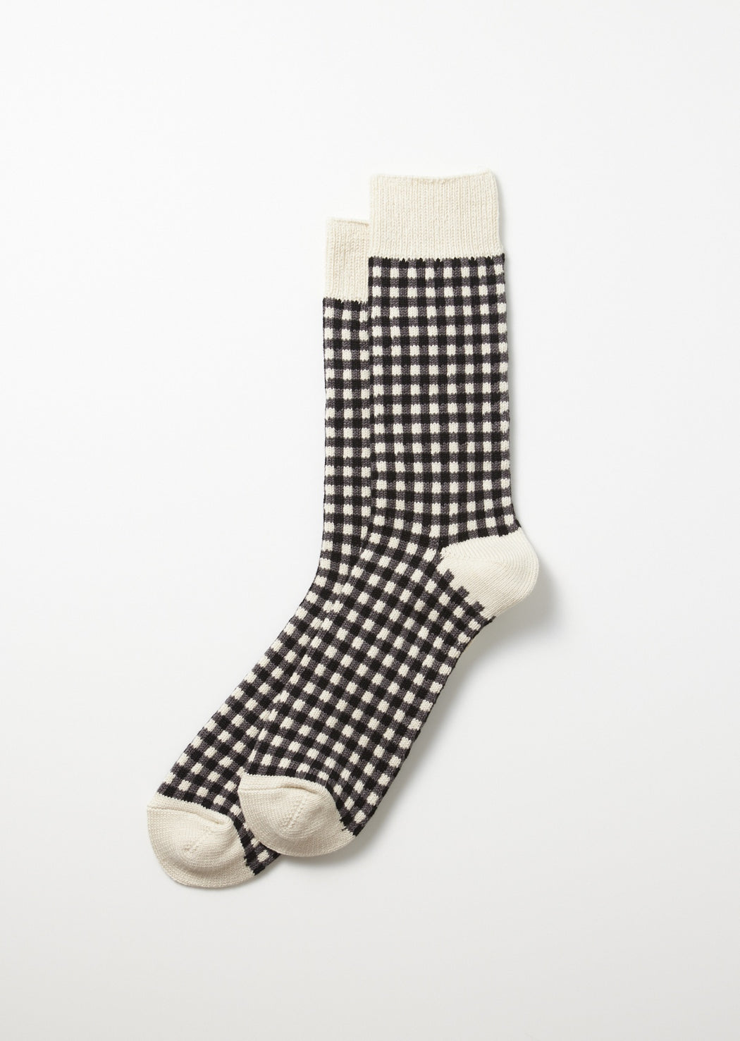 RoToTo Black Gingham Socks