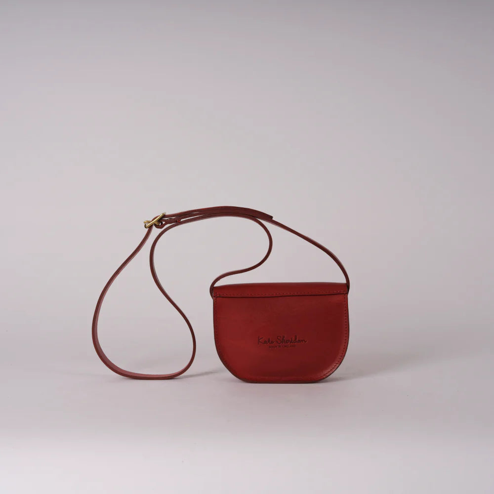 Kate Sheridan Redcurrant Mini Telegram Bag