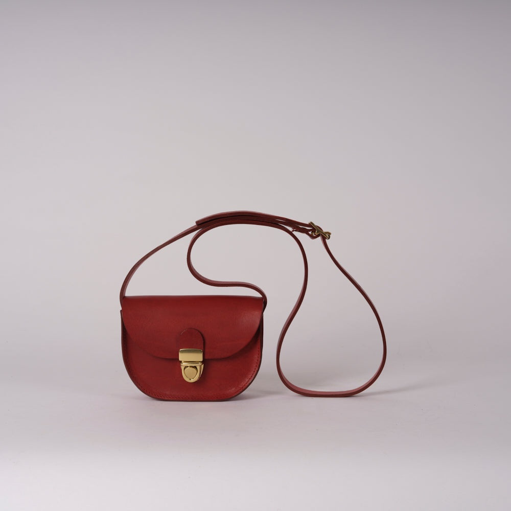 Kate Sheridan Redcurrant Mini Telegram Bag