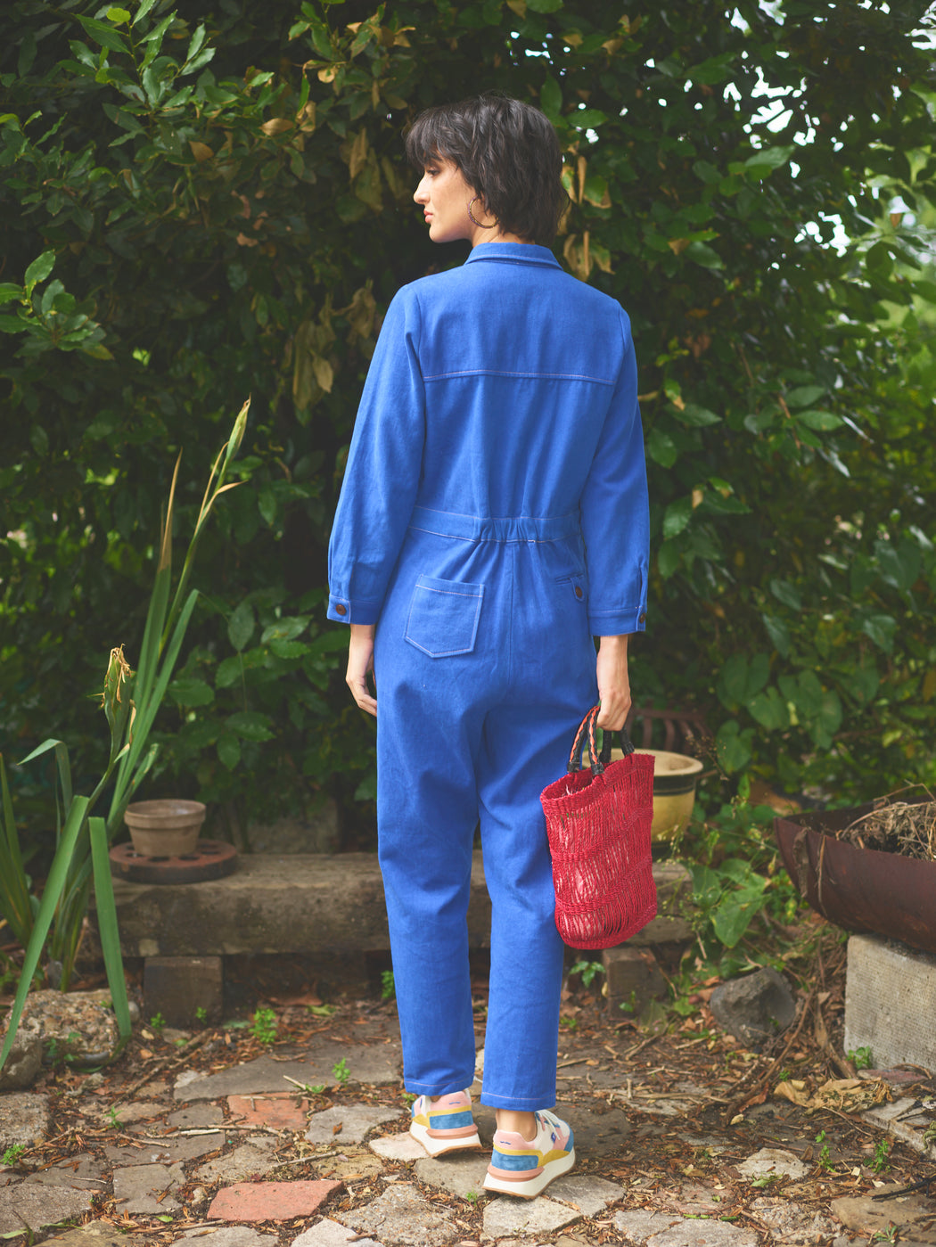 Lowie Cotton Drill Cobalt Boilersuit