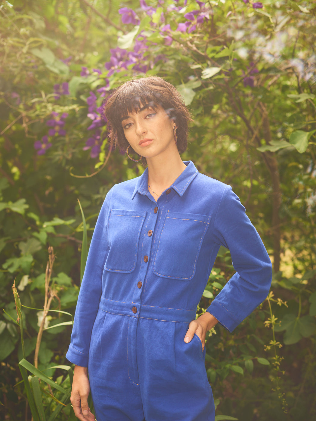 Lowie Cotton Drill Cobalt Boilersuit