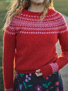 Person Wearing Red Snow Jumper 