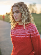 Person Wearing Red Snow Jumper 