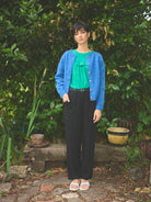 Lowie Viscose Linen Black Natalie Trouser