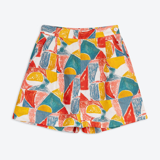 Lowie Margot Print Linen Shorts