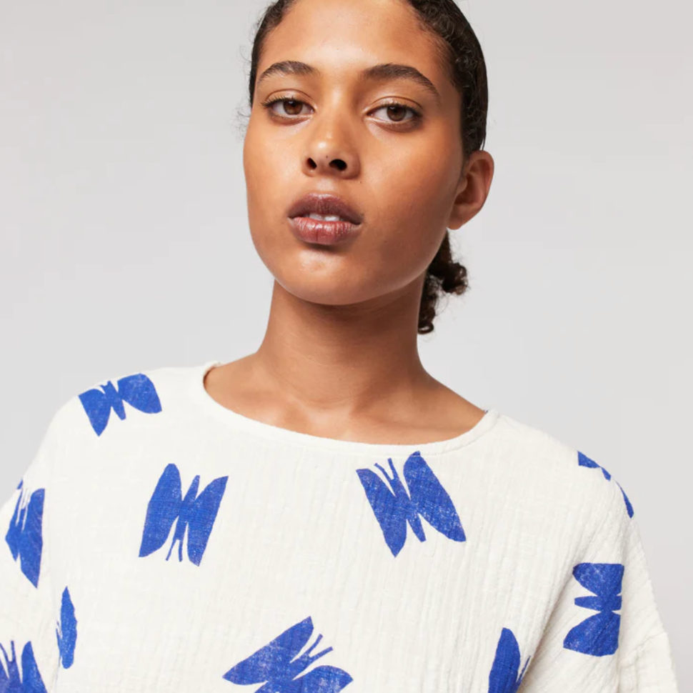 Bobo Choses Butterfly Cropped Blouse