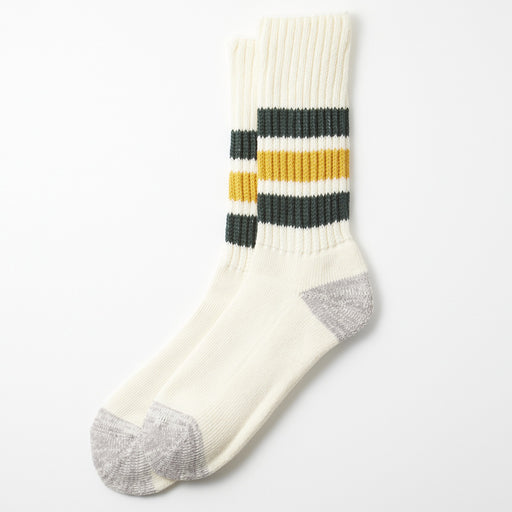 RoToTo Ribbed Yellow/Purple Socks