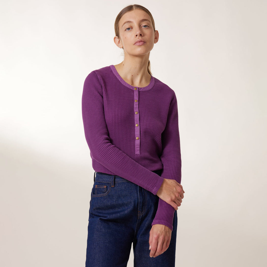 Leon & Harper Purple Thaisse Top