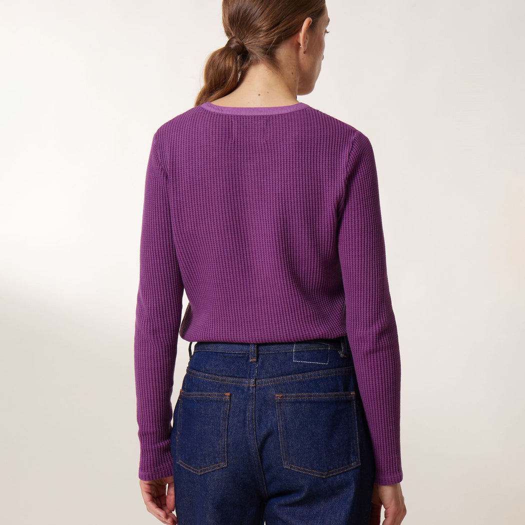 Leon & Harper Purple Thaisse Top