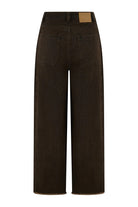 Brown jeans on a white background