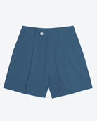 Blue shorts on a white background