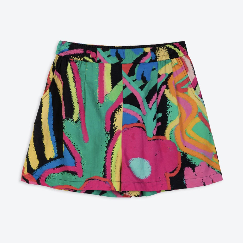 Miss Pompom Jungle Pavement Holiday Shorts