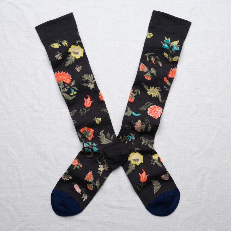 Bonne Maison Floral Knee-High Socks