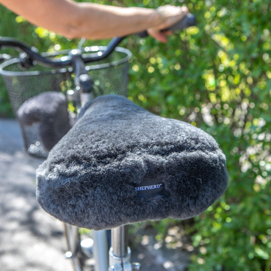 Shepherd of Sweden Sheepskin Bike Seat Cover