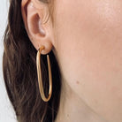 Mimi Et Toi Avelaine Gold Hoop Earrings