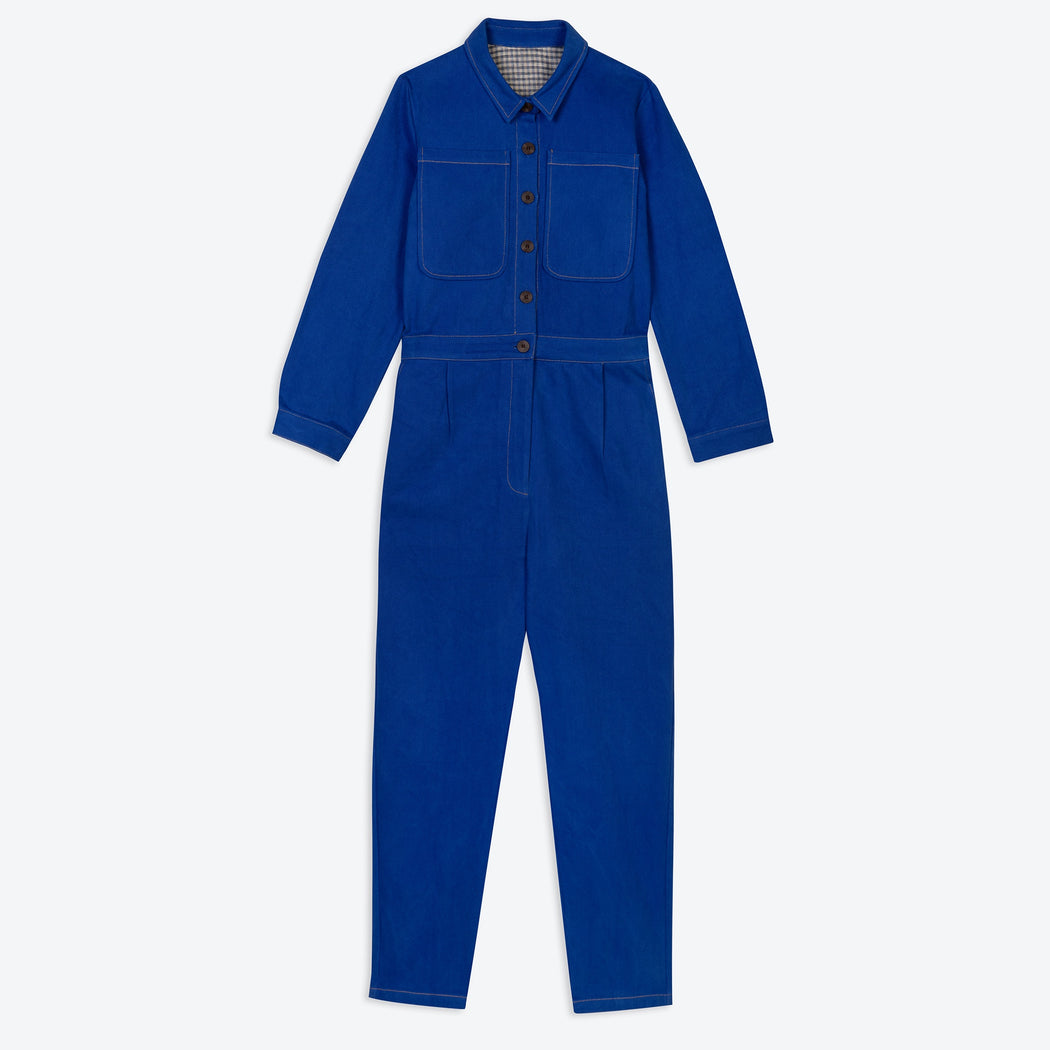 Lowie Cotton Drill Cobalt Boilersuit