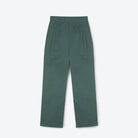 Lowie Sage Cotton Drill Wide Leg Trouser